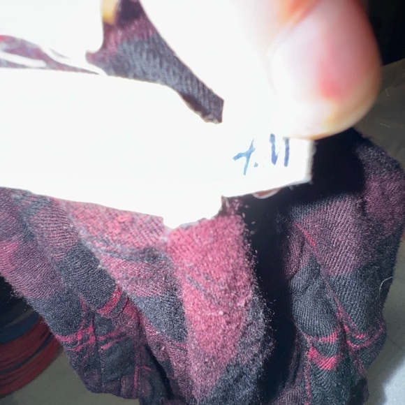 H&M Plaid Button-Up Women's Top size 2 - Picture 8 of 8